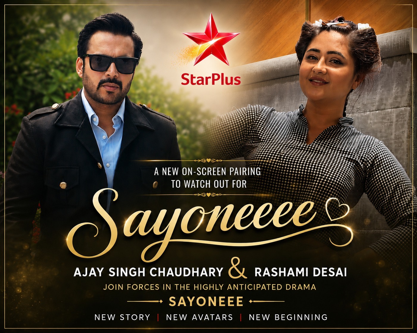 Ajay Singh Chaudhary Joins Rashami Desai for Star Plus' upcoming show, 'Sayoneee'