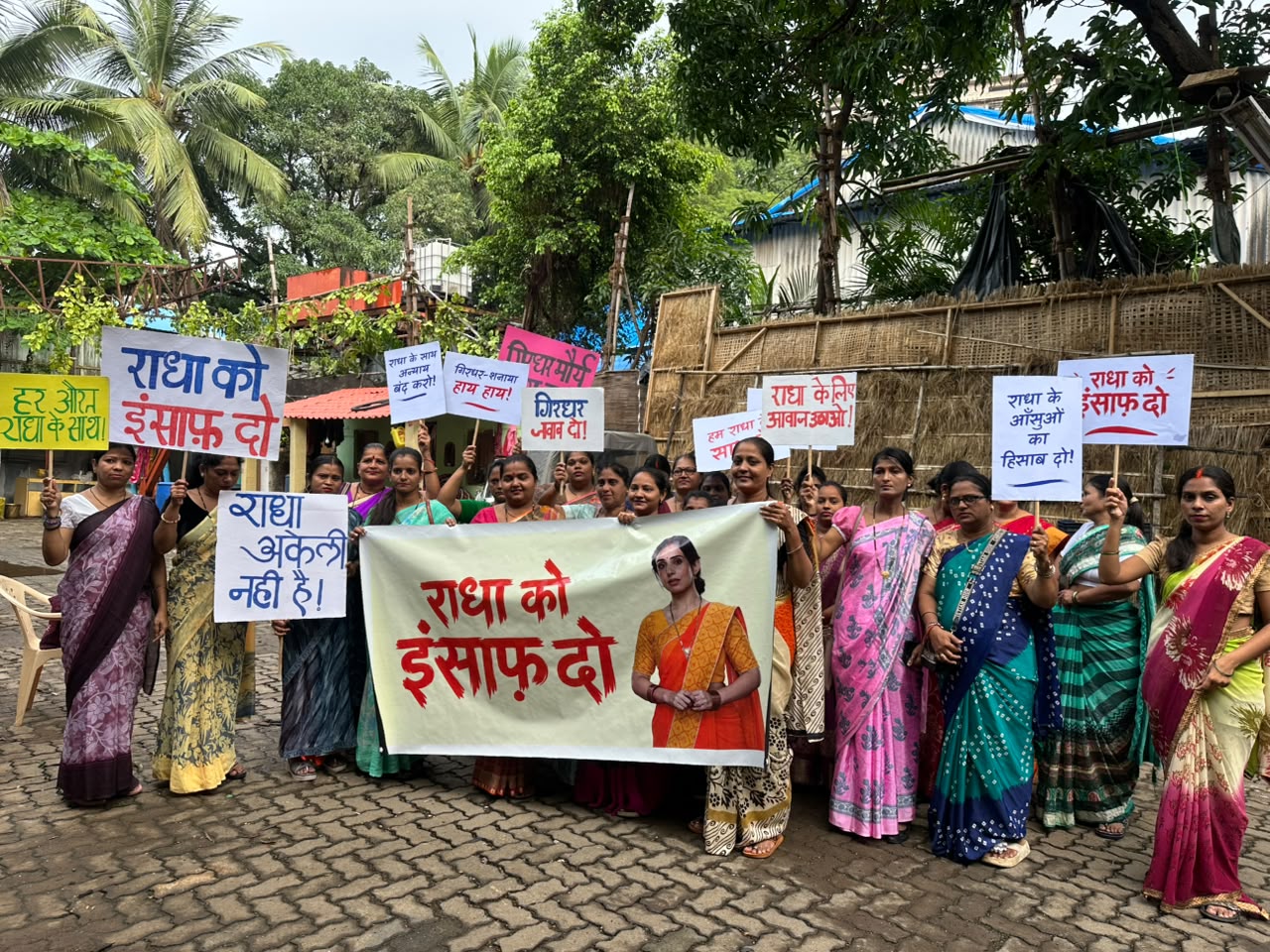 Anmol TV’s Humari Radha: Radha’s supporters Protest Against Girdhar’s Infidelity, Demand She Learns the Truth